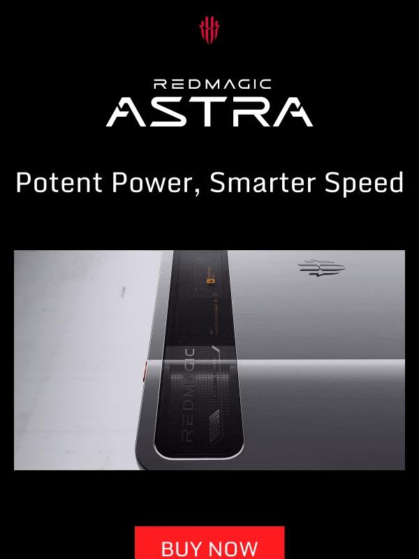 🚀 Unleash Elite Power with REDMAGIC Astra Gaming Tablet.