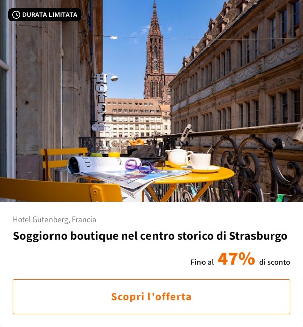 Soggiorno boutique nel centro storico di Strasburgo