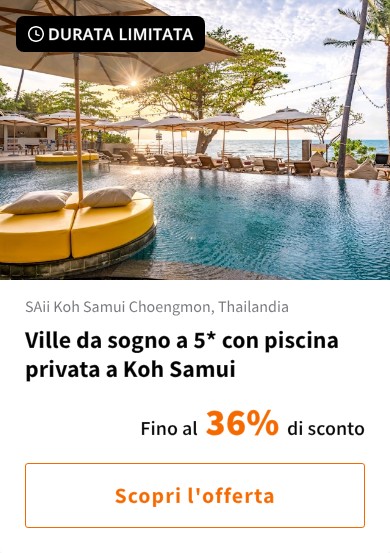 Ville da sogno a 5* con piscina privata a Koh Samui
