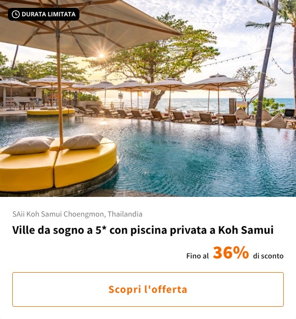 Ville da sogno a 5* con piscina privata a Koh Samui