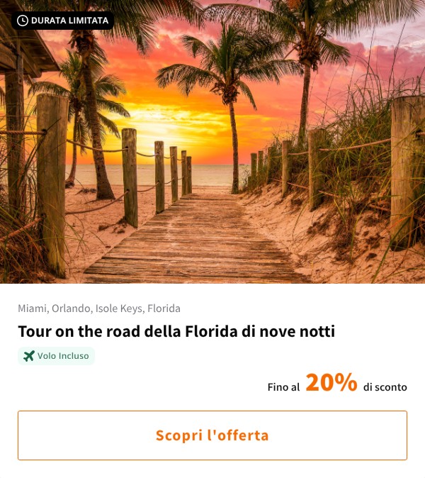 Tour on the road della Florida di nove notti
