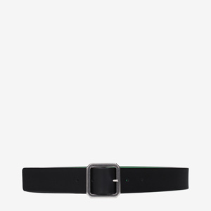 Bottega Veneta Belts Men Leather Black/Parakeet