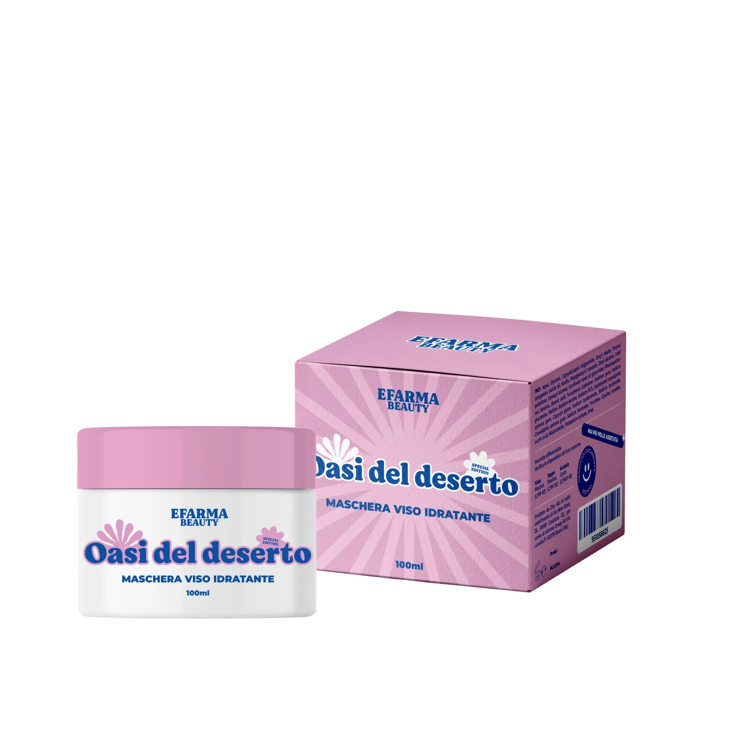 eFarma Beauty Oasi del Deserto Maschera Viso Idratante 100 ml