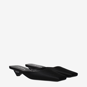 Prada Sandals Women Satin Black