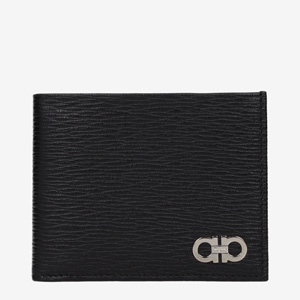 Salvatore Ferragamo Wallets Men Leather Black