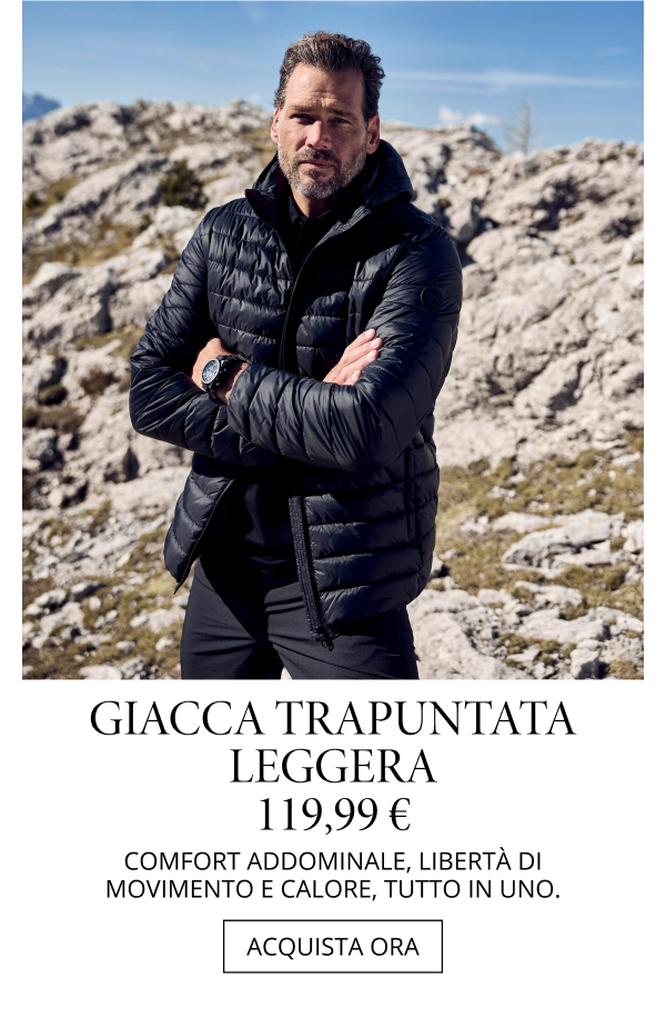 Giacca JAY-PI con trapuntatura leggera, cappuccio e taglio speciale per l'addome, fino alla tg. 7XL