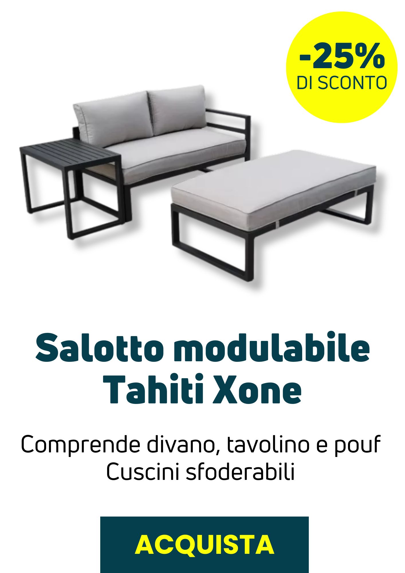 Salotto Tahiti Xone | Perrone Shop