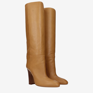 Paris Texas Boots Women Leather Brown/Caramel
