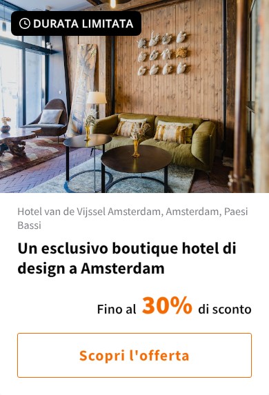 Un esclusivo boutique hotel di design a Amsterdam