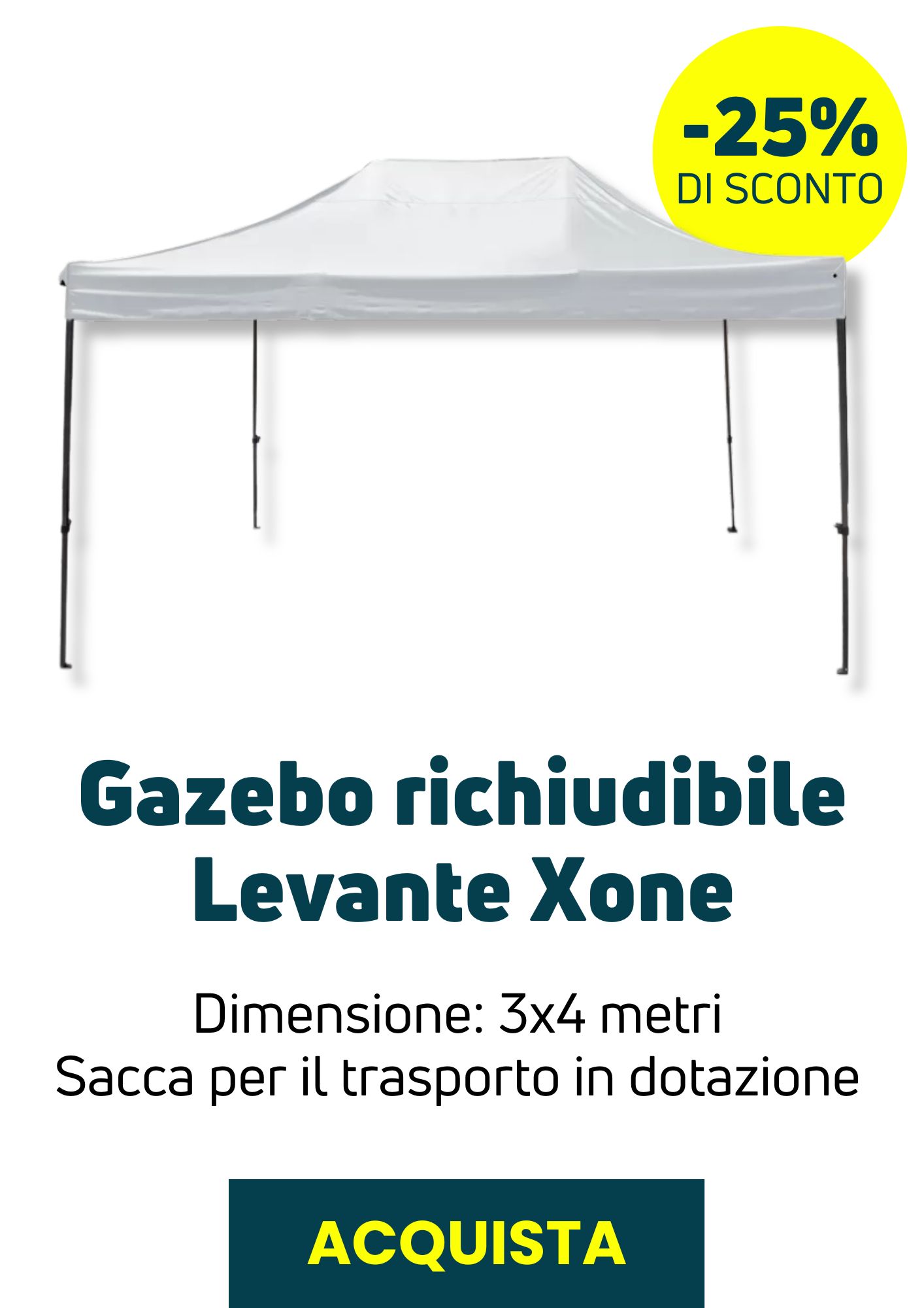 Gezebo Levante Xone | Perrone Shop