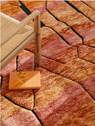 Colourful berber rug