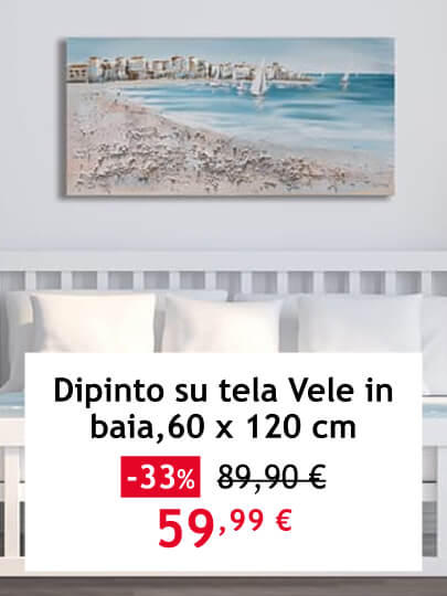 dipinto su tela vele