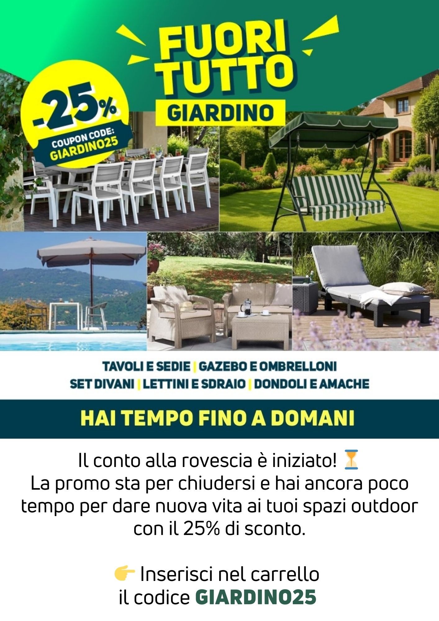 Fuori tutto giardino | Perrone Shop