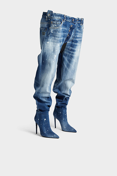 Bettter x D2 Heeled Denim Boots