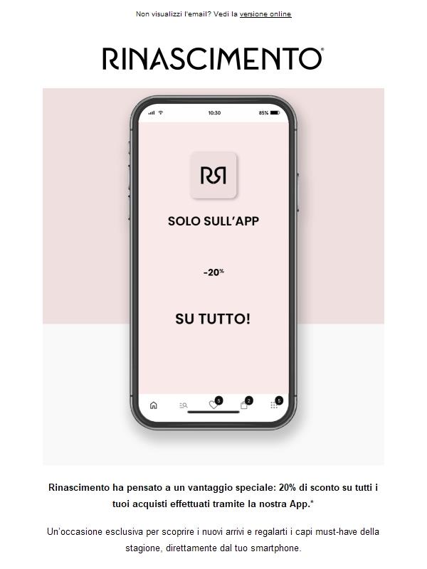 Solo per Te: -20% su App