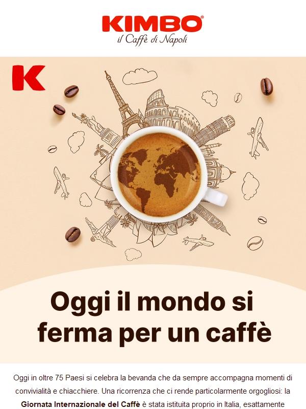 ☕ Felice Giornata del Caffè! Uno sconto per festeggiarlo insieme