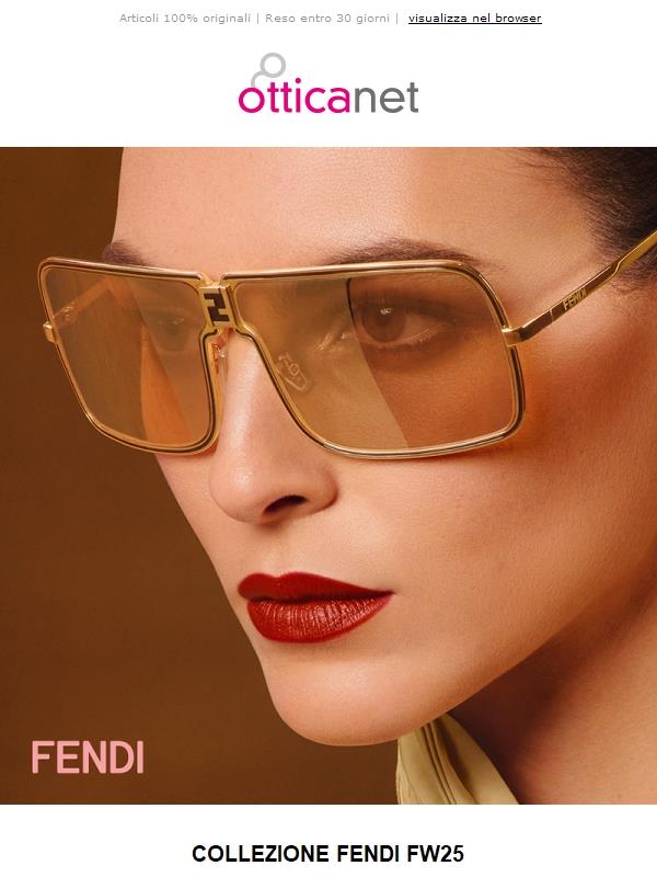 Nuova Collezione Occhiali Fendi FW25