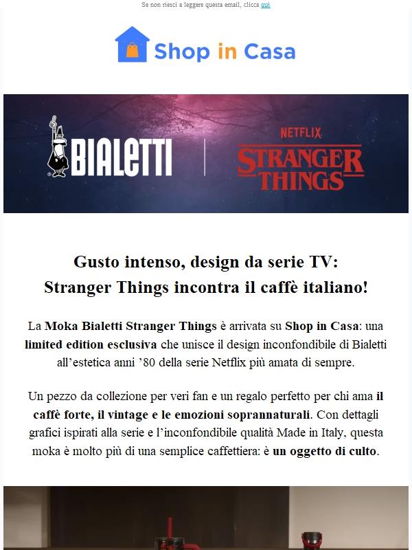 ☕️ Stranger Things incontra il caffè italiano: la Moka più iconica è qui!