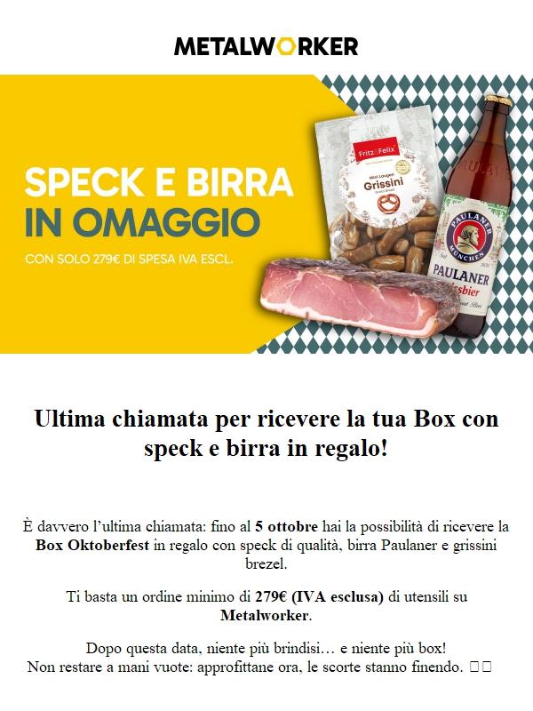 Siamo agli sgoccioli per richiedere il tuo box gratuito (solo fino al 05/10!) 🎁