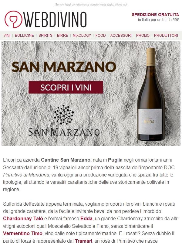 San Marzano 🍇 Bianchi e rosati dal cuore della Puglia