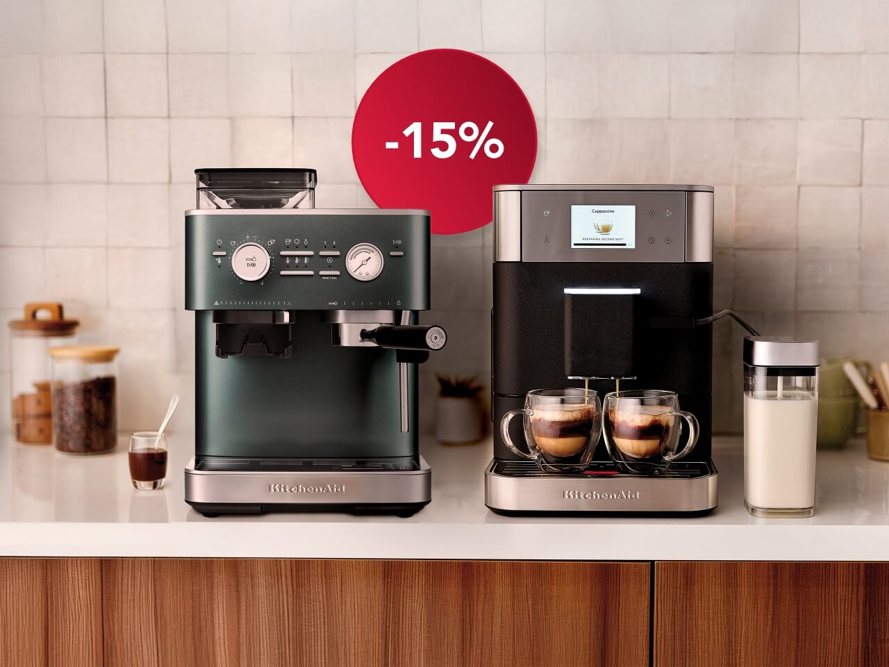 -15% on selected Espresso Machines