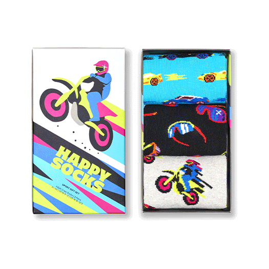 3-Pack Fast Sports Socks Gift Set