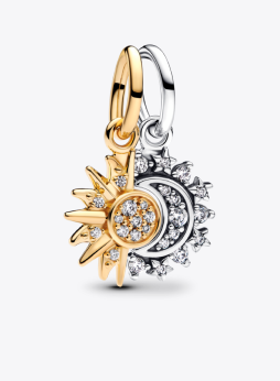 Splittable Sun & Moon Dangle Charm