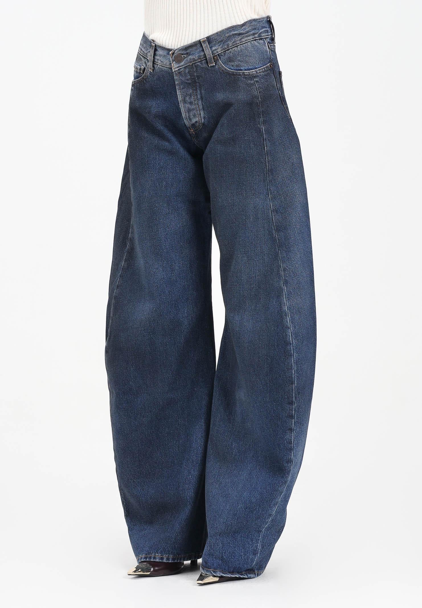 Image of MYEM Jeans Emanuela in denim blu da donna