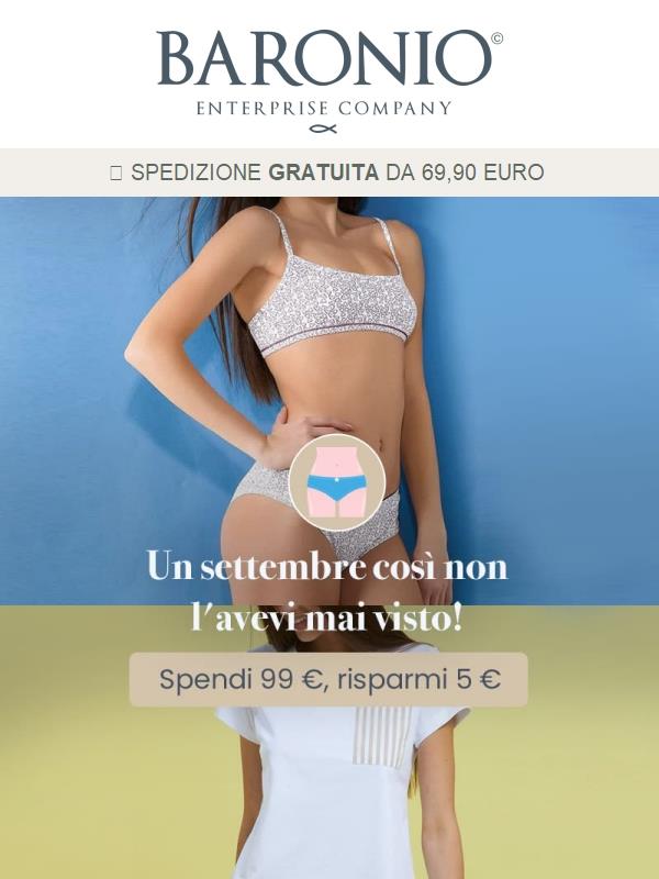 Ultimi giorni: 5 € di sconto 🛍️