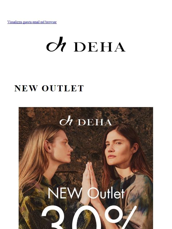 Scopri l’Outlet Deha - 30% OFF❄️