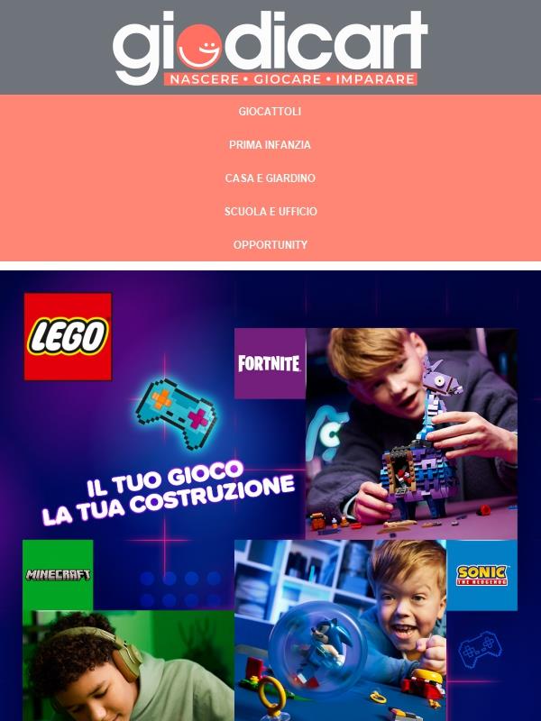 🧩 I loro giochi preferiti… in versione LEGO!