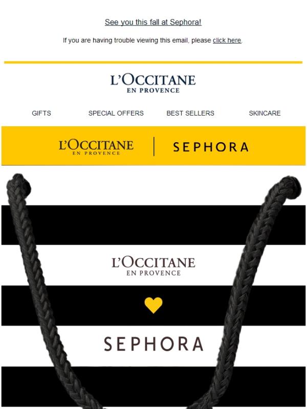 L'OCCITANE is now available at Sephora—shop your favorites Almond in store and online