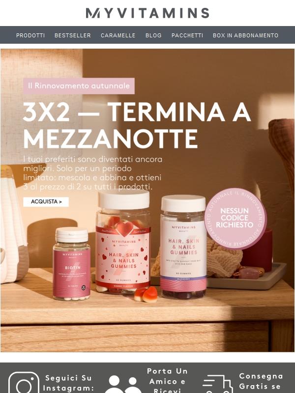 🚨il 3x2 termina stasera