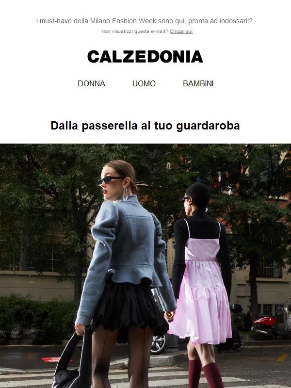 Look da sfilata con i collant giusti