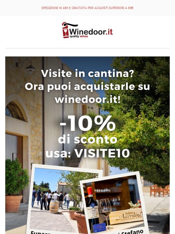 🍷Regalo originale? Una VISITA IN CANTINA!