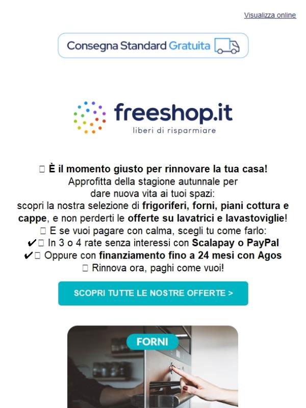 💗 Elettrodomestici da incasso in offerta – solo su Freeshop.it!