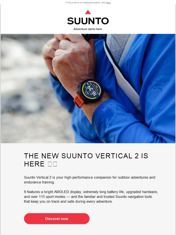 The new Suunto Vertical 2 is here ⛰️