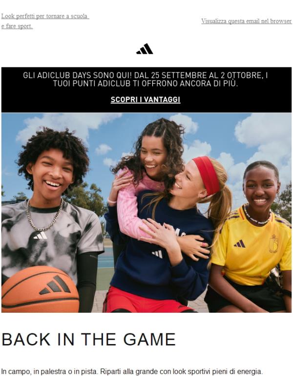 Si torna a scuola e si riparte con lo sport!