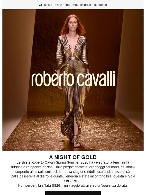 Highlights dalla sfilata Roberto Cavalli SS26