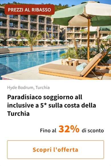 Paradisiaco soggiorno all inclusive a 5* sulla costa della Turchia