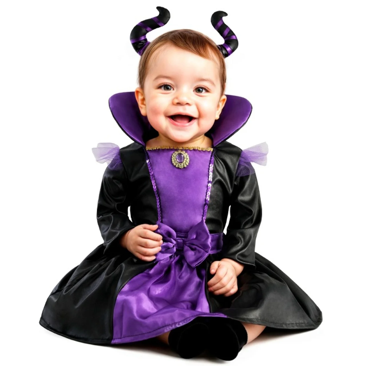 Image of Costume di Malefica Strega per neonato