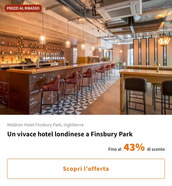 Un vivace hotel londinese a Finsbury Park