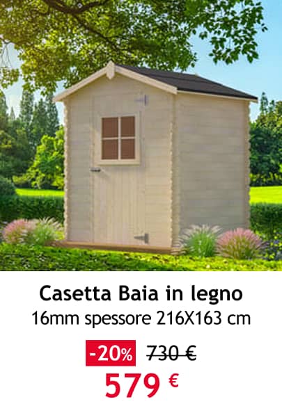 casetta baia in legno