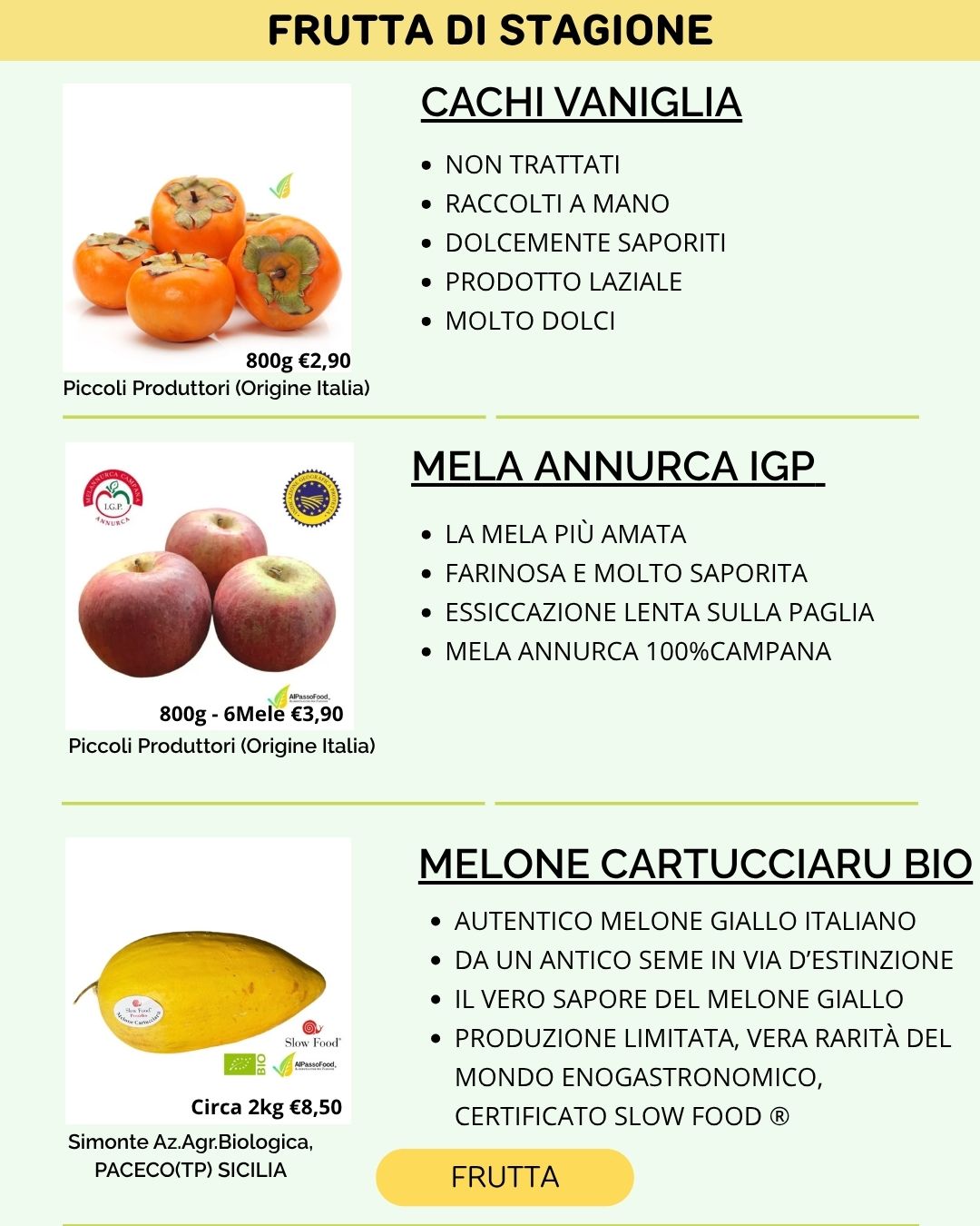 FRUTTA