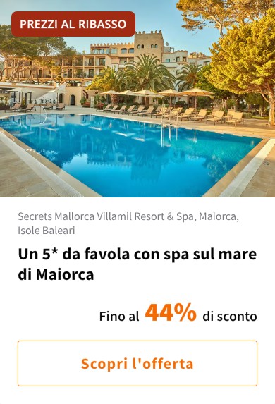 Un 5* da favola con spa sul mare di Maiorca