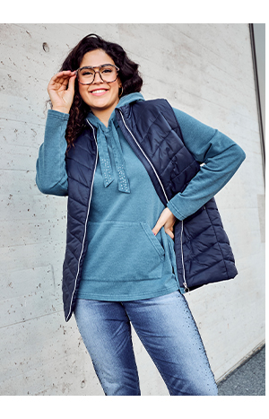 Gilet HYPRAR trapuntato, funzionale e idrorepellente con tasche con zip