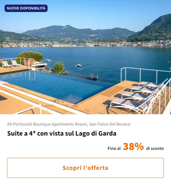 Suite a 4* con vista sul Lago di Garda