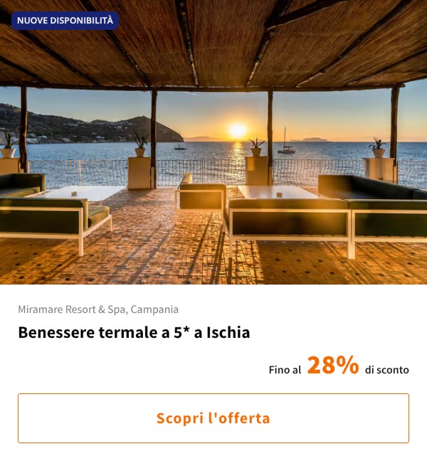 Benessere termale a 5* a Ischia