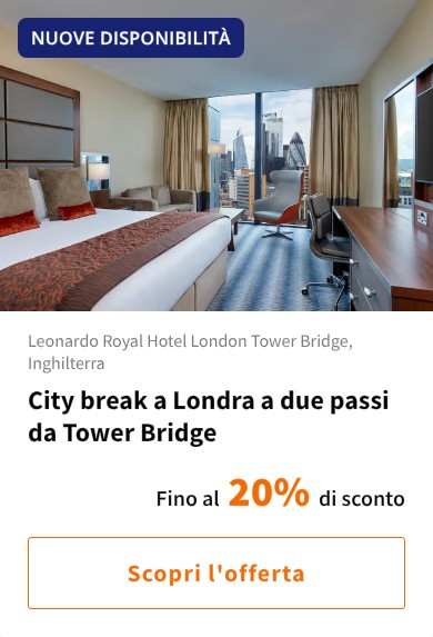 City break a Londra a due passi da Tower Bridge