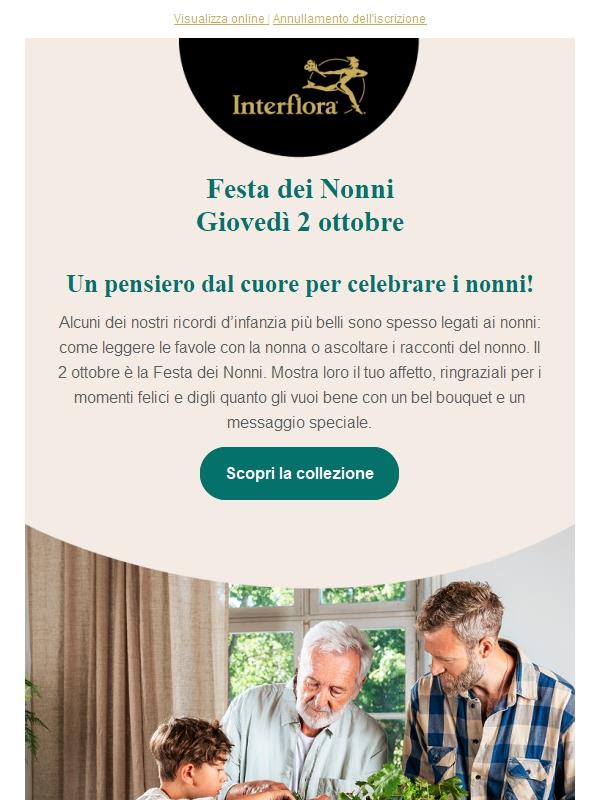 Domani è la Festa dei Nonni. Siete pronti?